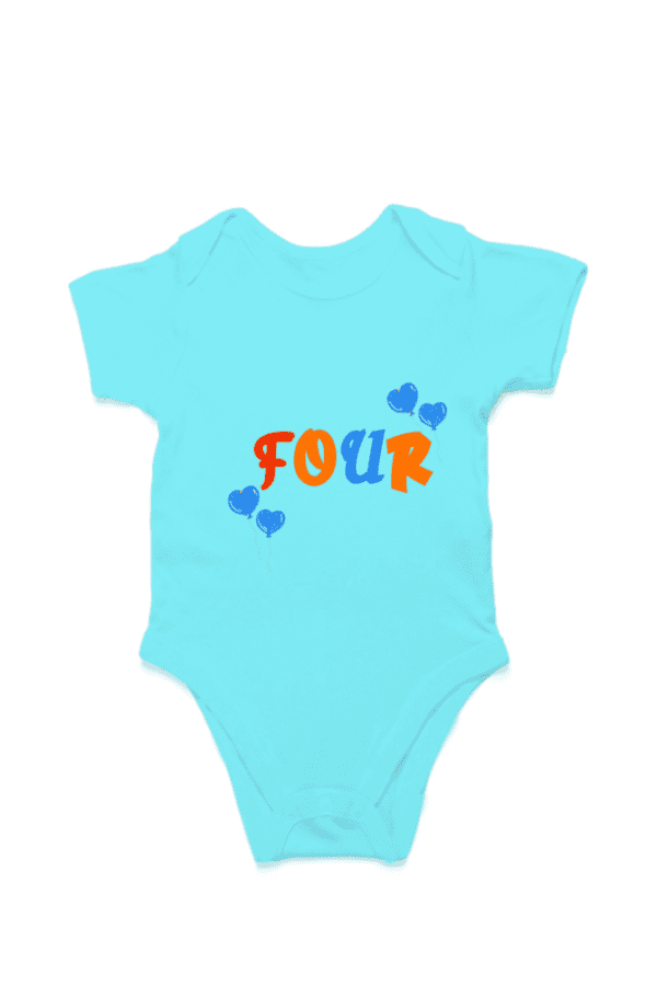 Baby 4 Month Romper with Half Sleeves – TOS3 - Image 3