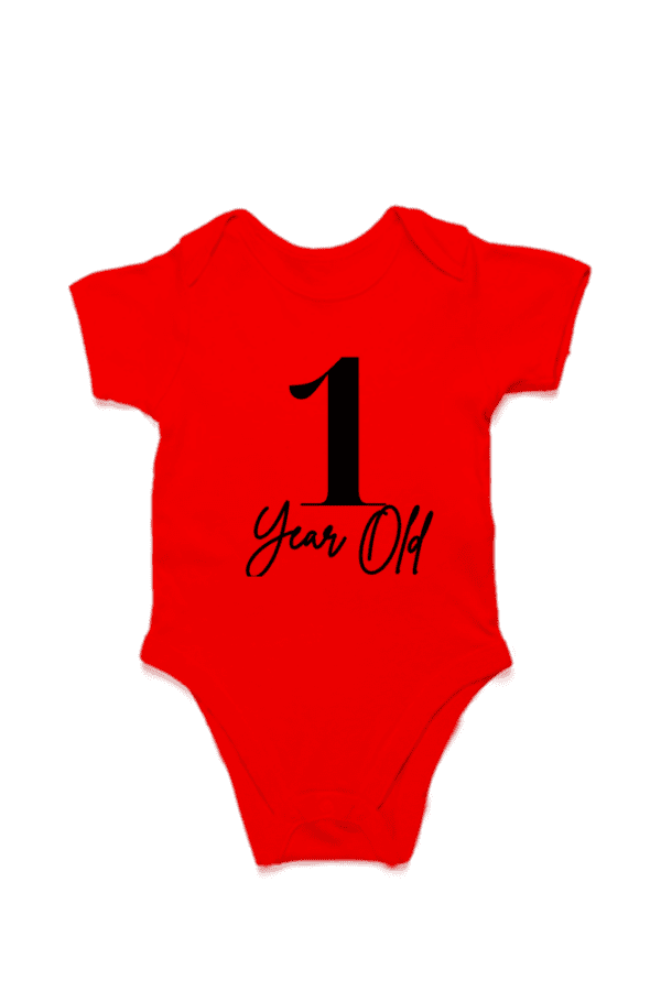 Baby 12 Month Romper | 1 Year  T shirt – TOS1 - Image 2