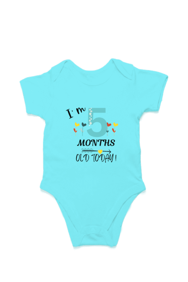 Baby 5 Month T shirt – TOS4 - Image 5