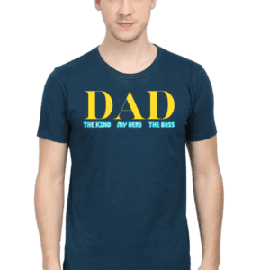 DAD – The Hero | Round Neck T shirt