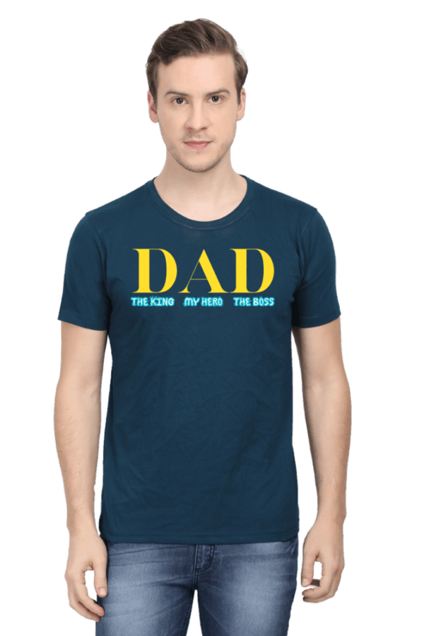 DAD – The Hero | Round Neck T shirt