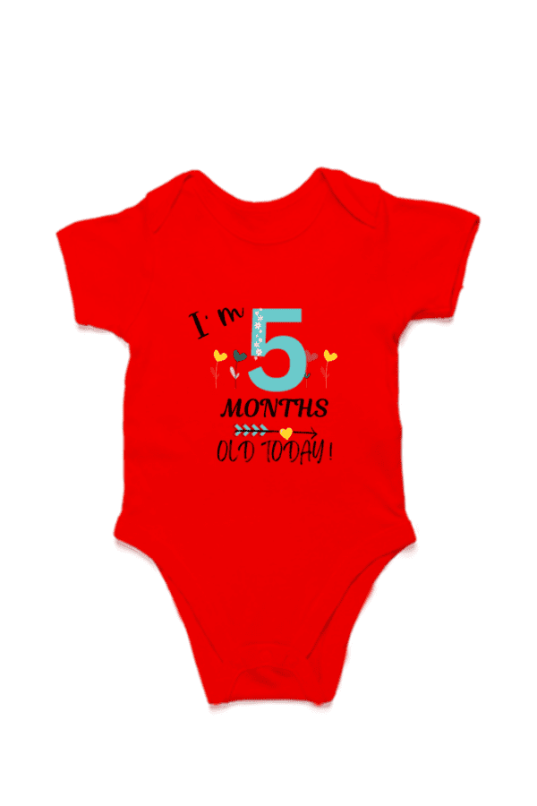 Baby 5 Month T shirt – TOS4 - Image 2