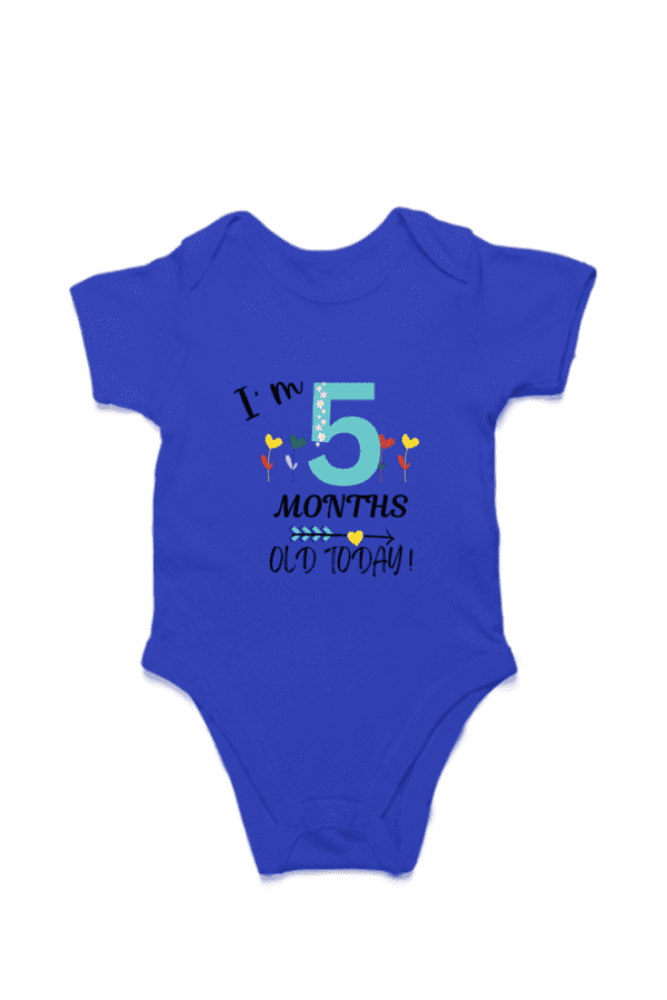 Baby 5 Month T shirt – TOS4 - Image 3