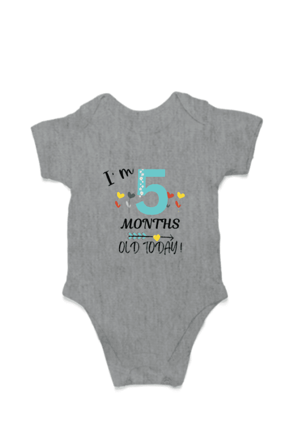 Baby 5 Month T shirt – TOS4 - Image 6