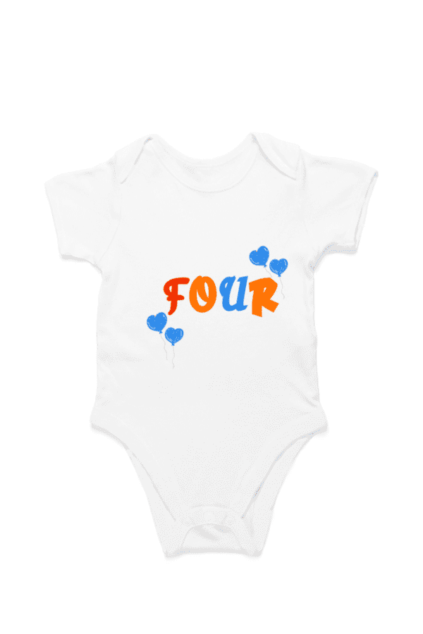 Baby 4 Month Romper with Half Sleeves – TOS3 - Image 5