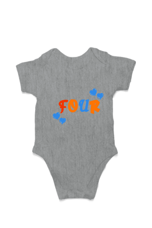 Baby 4 Month Romper with Half Sleeves – TOS3 - Image 4