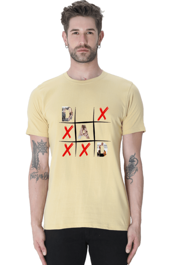 DAD – Tic Tac toe | Round Neck T shirt