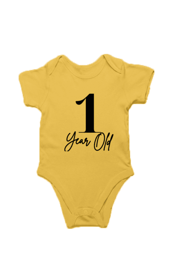 Baby 12 Month Romper | 1 Year  T shirt – TOS1 - Image 4