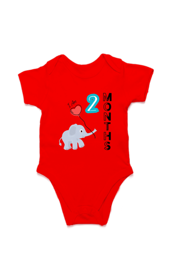 Baby 2 Month Romper Half Sleeves – TOS5 - Image 2