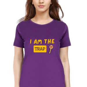 Female round Neck Half hand sleeve T shirt | Trap