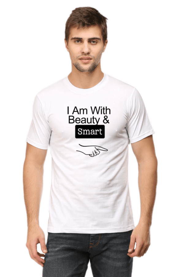 Male round Neck Half hand sleeve T shirt | Beauty & Smart - Image 4