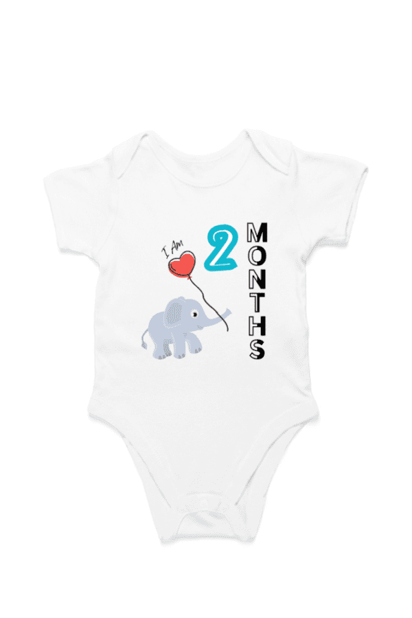 Baby 2 Month Romper Half Sleeves – TOS5 - Image 7