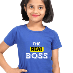 Girls round Neck Half hand sleeve T shirt | Check