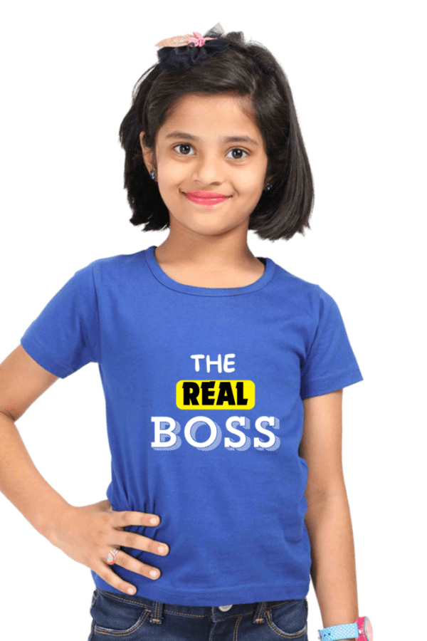 Girls round Neck Half hand sleeve T shirt | Check