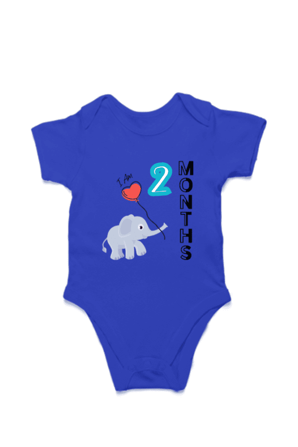 Baby 2 Month Romper Half Sleeves – TOS5 - Image 3