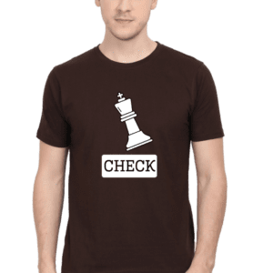 Male round Neck Half hand sleeve T shirt | Check