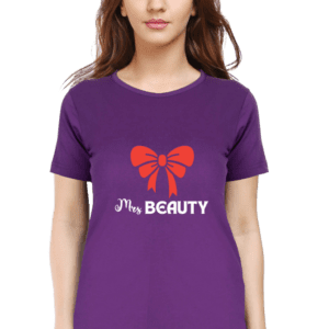Female round Neck Half hand sleeve T shirt | Beauty