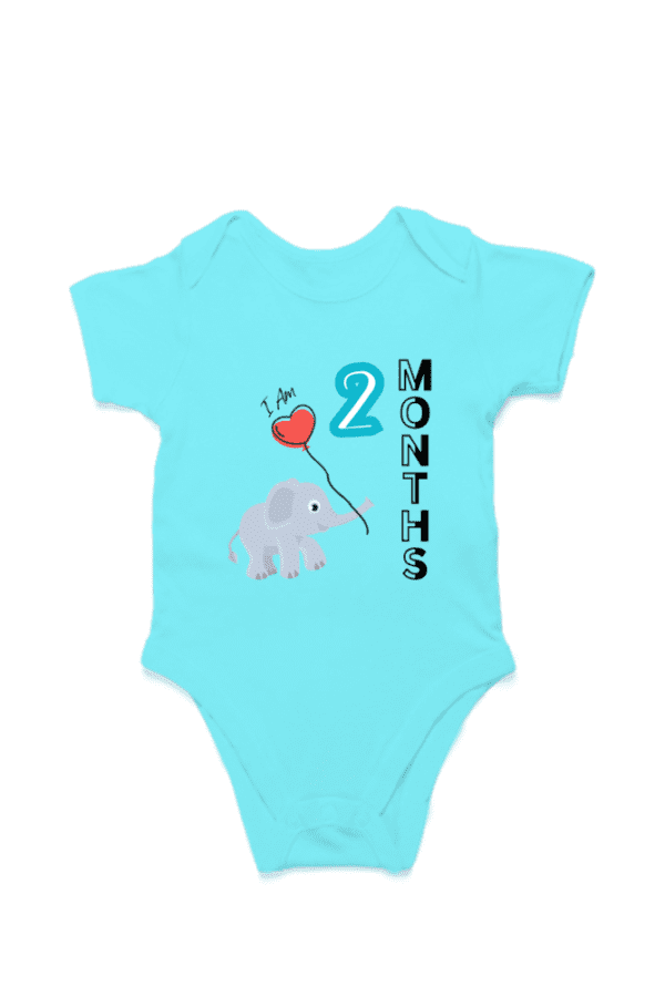Baby 2 Month Romper Half Sleeves – TOS5 - Image 5