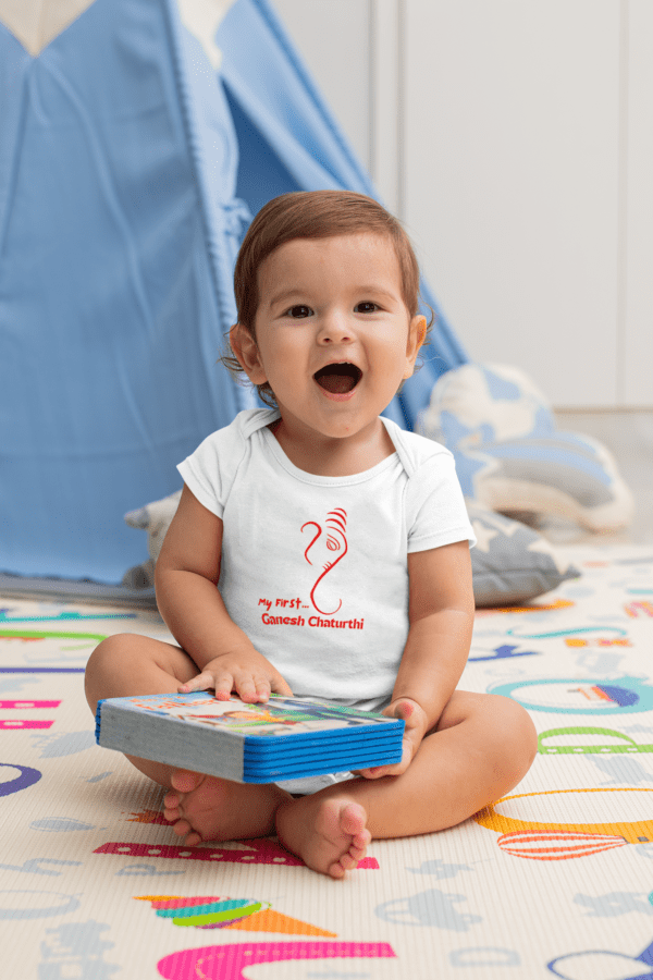 Baby Romper Half Sleeves | Sri Ganesh– TOS10 -GAN02