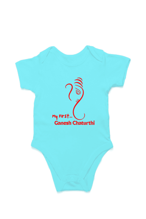 Baby Romper Half Sleeves | Sri Ganesh– TOS10 -GAN02 - Image 3