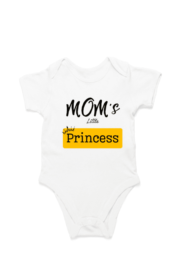 Baby Romper Half Sleeves | Mom's Little Princess – TOS15 -MOM05 - Image 4