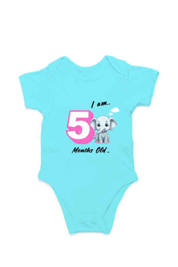Baby 5 Month Romper Half Sleeves – TOS7 - Image 4
