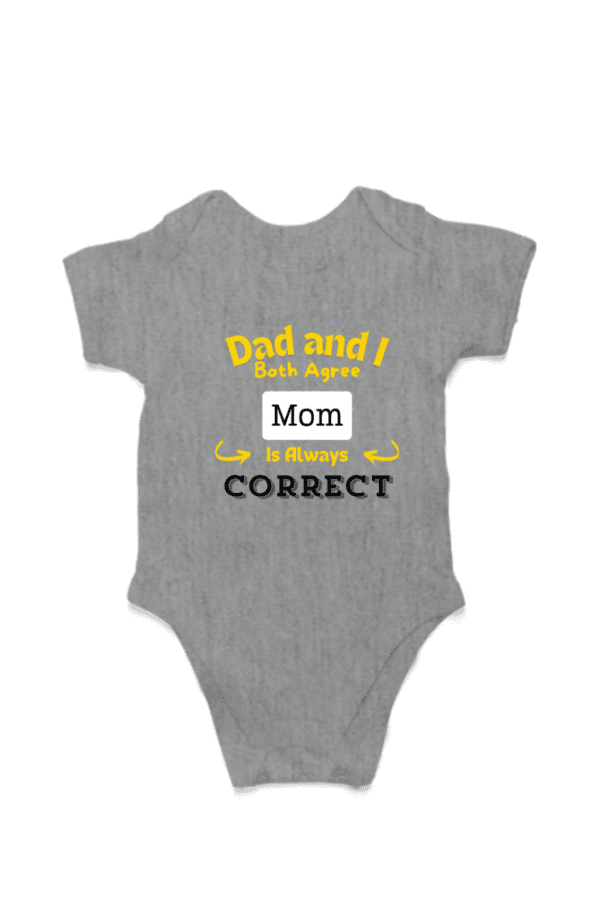 Baby Romper Half Sleeves | MOM is Correct – TOS15 -MOM02 - Image 4