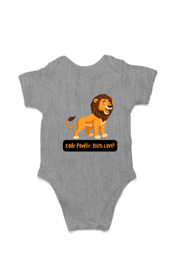 Baby Romper Half Sleeves | Lion – TOS11 -Lion04 - Image 3