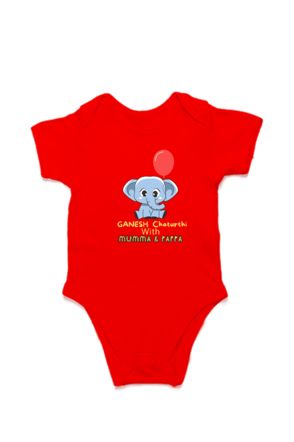 Baby Romper Half Sleeves | Sri Ganesh– TOS10 -GAN04 - Image 2