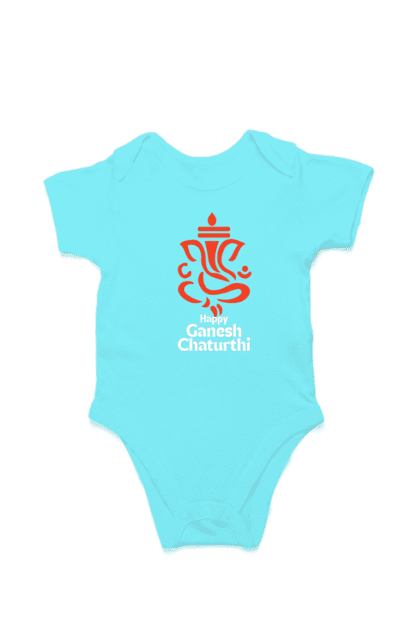Baby Romper Half Sleeves | Sri Ganesh– TOS10 -GAN01 - Image 3
