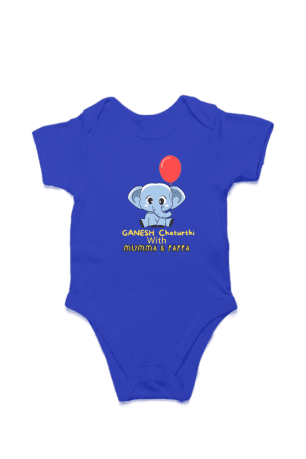 Baby Romper Half Sleeves | Sri Ganesh– TOS10 -GAN04 - Image 3