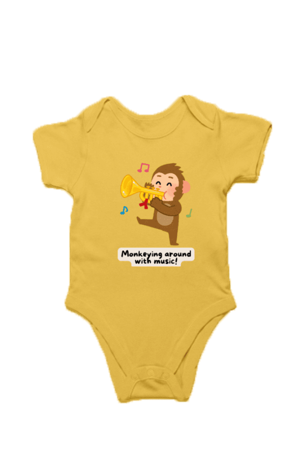 Baby Romper Half Sleeves | Monkey – TOS12 -Monkey02 - Image 3