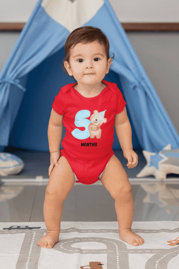 Baby 5 Month Romper Half Sleeves – TOS8 - Image 6