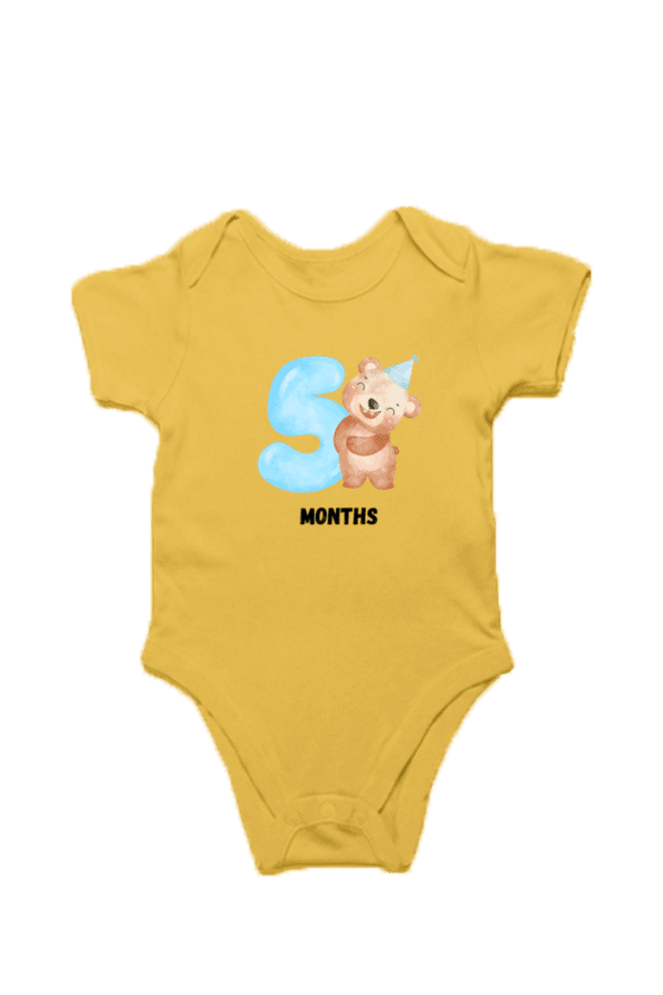 Baby 5 Month Romper Half Sleeves – TOS8 - Image 2