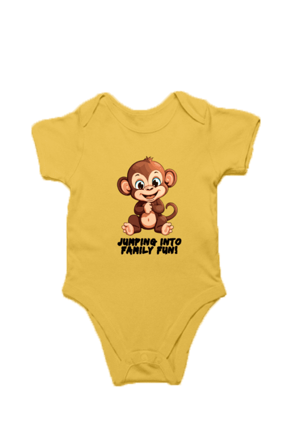 Baby Romper Half Sleeves | Monkey – TOS12 -Monkey05 - Image 2