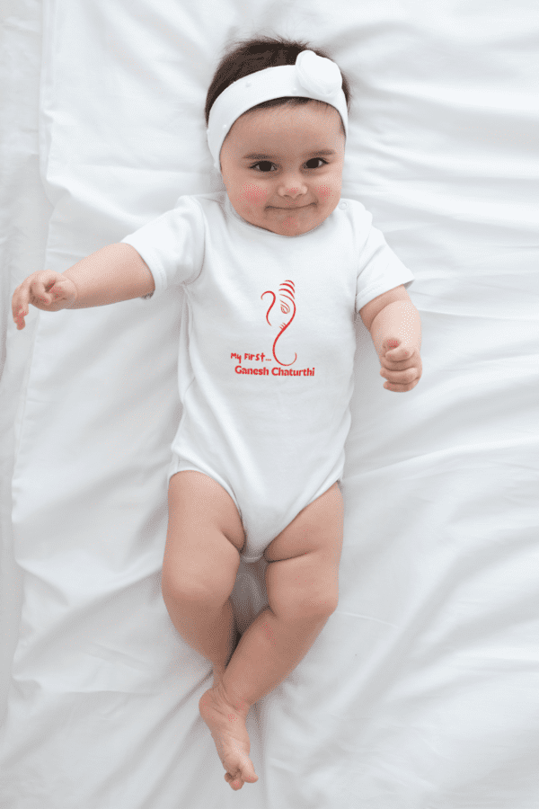 Baby Romper Half Sleeves | Sri Ganesh– TOS10 -GAN02 - Image 8