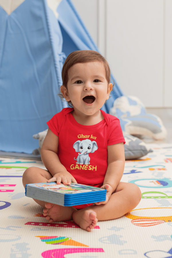 Baby Romper Half Sleeves | Sri Ganesh– TOS10 -GAN03