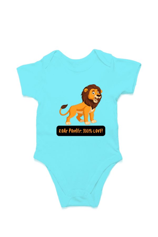 Baby Romper Half Sleeves | Lion – TOS11 -Lion04 - Image 2