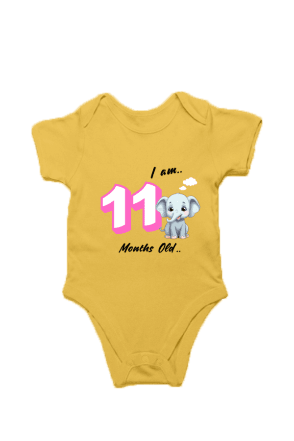 Baby 11 Month Romper Half Sleeves – TOS7 - Image 3