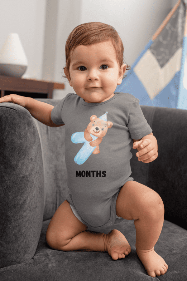 Baby 7 Month Romper Half Sleeves – TOS8 - Image 8