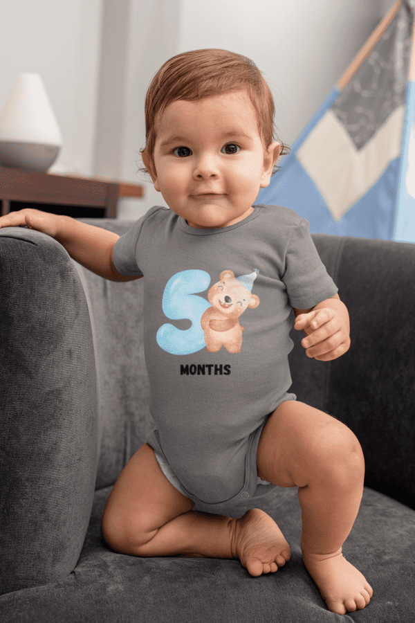 Baby 5 Month Romper Half Sleeves – TOS8 - Image 8
