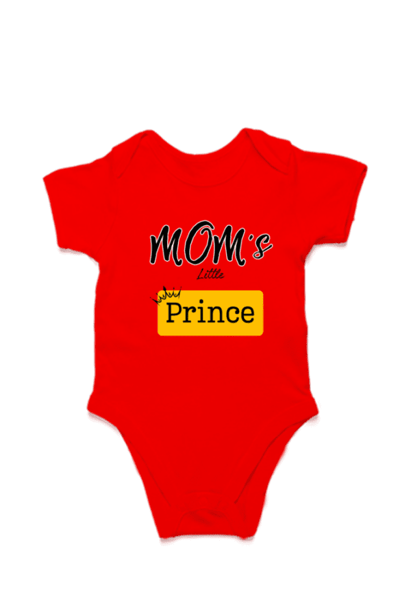 Baby Romper Half Sleeves | Mom's Little Prince – TOS15 -MOM06 - Image 2
