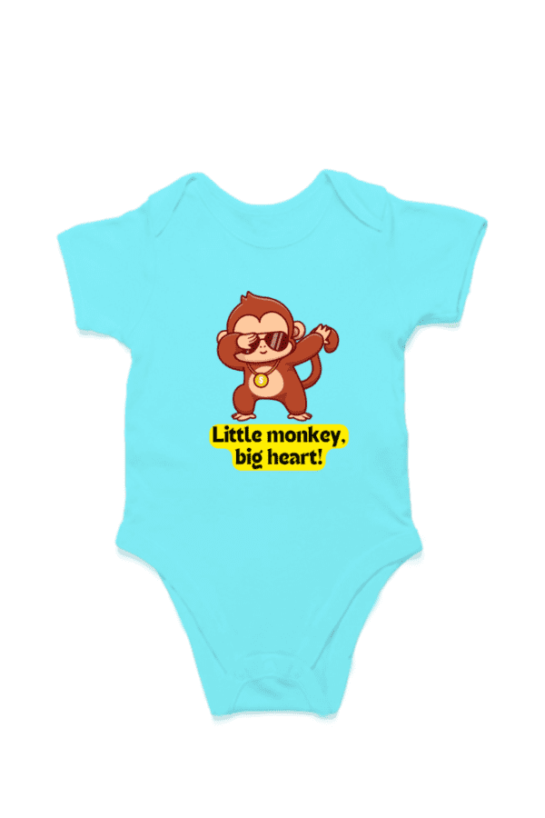 Baby Romper Half Sleeves | Monkey – TOS12 -Monkey01 - Image 2