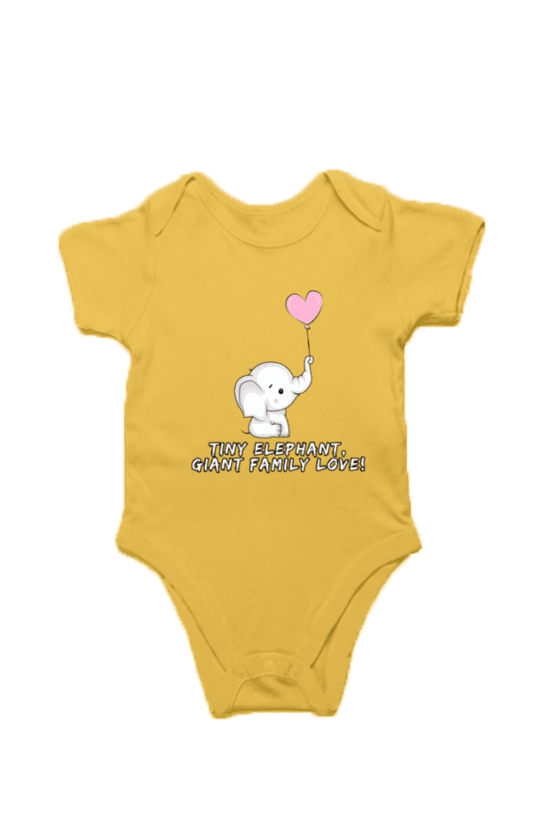 Baby Romper Half Sleeves | Elephant– TOS13 -Elep04 - Image 4
