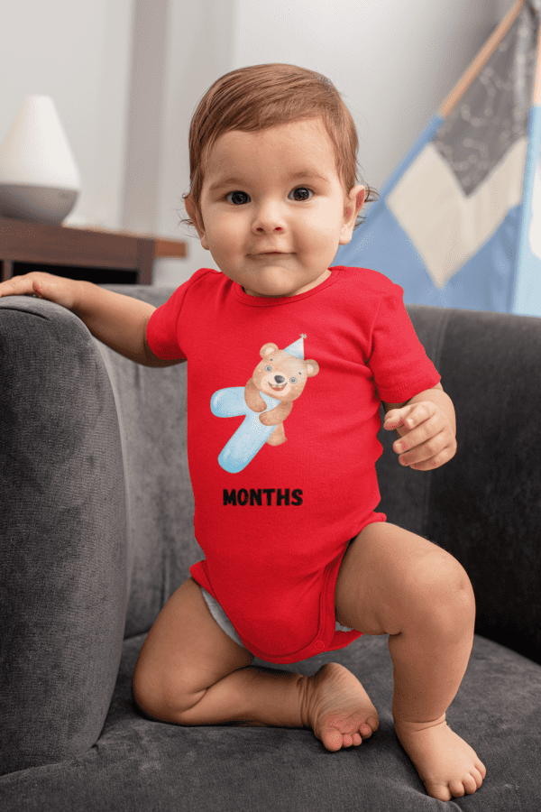 Baby 7 Month Romper Half Sleeves – TOS8 - Image 9