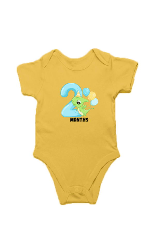 Baby 2 Month Romper Half Sleeves – TOS8 - Image 2
