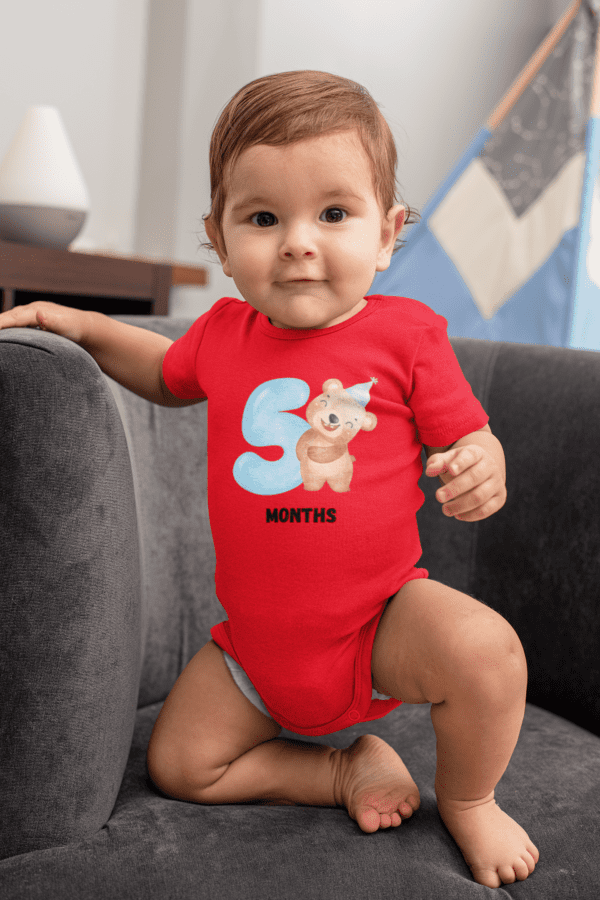 Baby 5 Month Romper Half Sleeves – TOS8