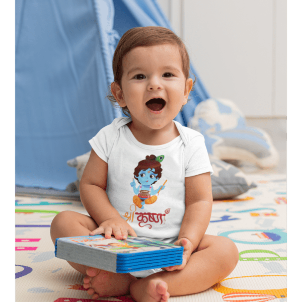 Baby Romper Half Sleeves | Sri Krishna – TOS9 -KRI1 - Image 6