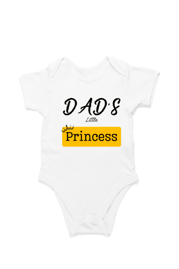 Baby Romper Half Sleeves | Dad's Little Princess – TOS16 -DAD03 - Image 5