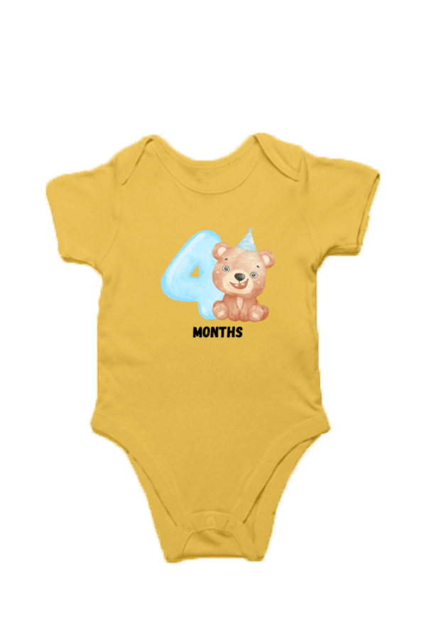 Baby 4 Month Romper Half Sleeves – TOS8 - Image 2